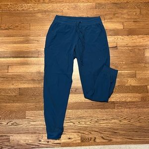 Maevn Teal High Waisted Scrub Pants
